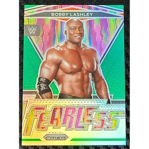 2022 WWE PANINI PRIZM‎ - BOBBY LASHLEY - FEARLESS SP INSERT *GREEN PRIZM*